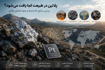 پلاتین در طبیعت کجا یافت می‌شود
