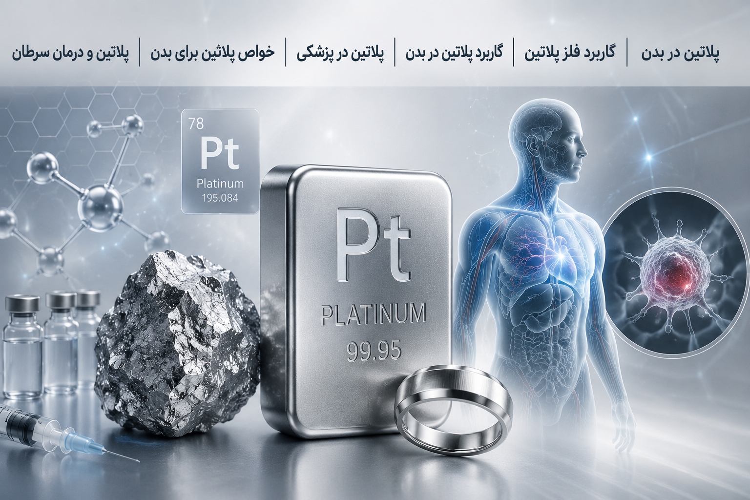 پلاتین در بدن چیست و چه کاربردی دارد؟
